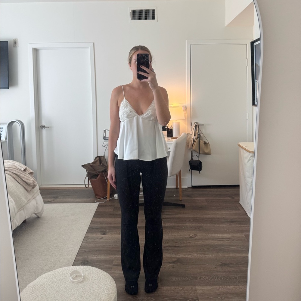 Zara White Cami Top